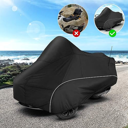for Spyder F3 Full Cover Compatible with Can (Black / for Spyder F3T)