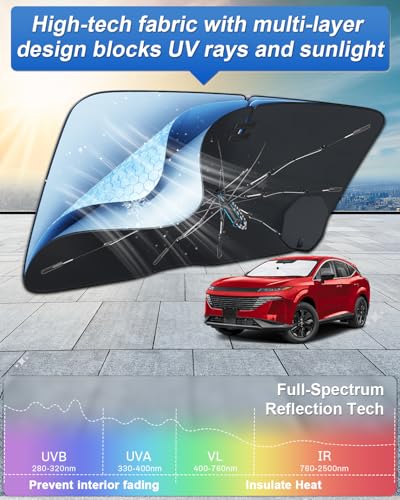 for 2026 Nissan Murano Car Windshield Sun Shade Umbrella (2015-2026 Murano)