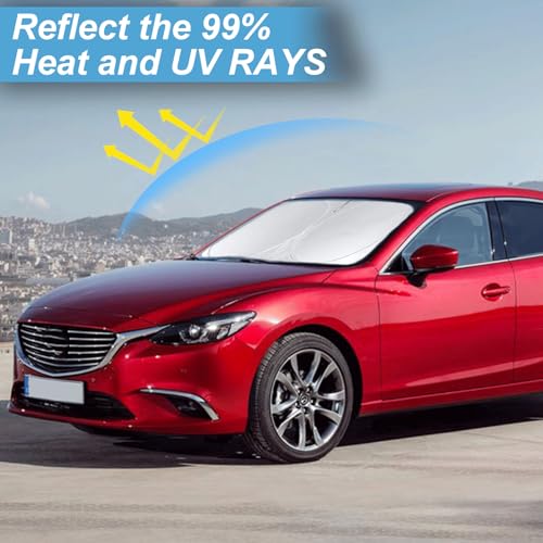 Custom Fit Mazda 6 Windshield Sunshade for Mazda 6 2014 (Fit Mazda 6 2014-2021)