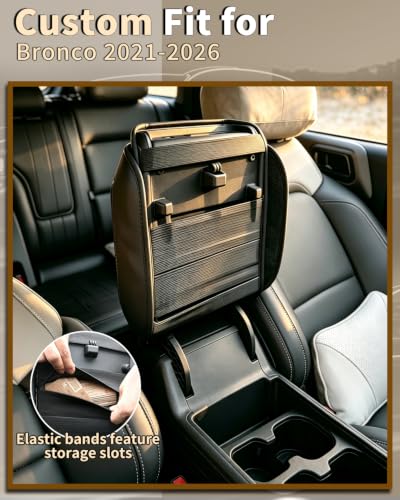 Center Console Armrest Cover for Ford Bronco 2021 (Bronco)