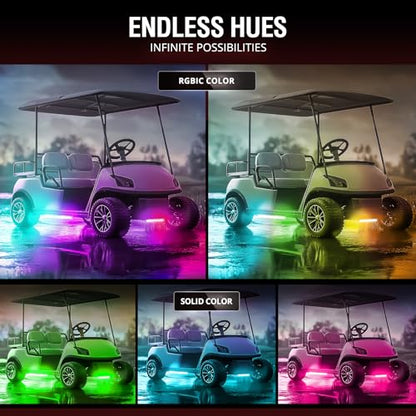 Aura DreamColor 12V Golf Cart Underglow Chasing Light w (3. Golf Cart)