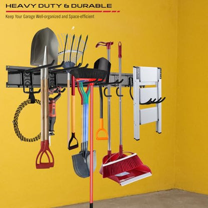 48" Heavy Duty Garage Wall Organizer (48" Garage Wall Organizer (3 Panels, 8 Hooks, 3 Straps))
