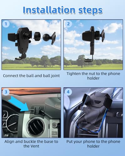 Car Phone Mount for Toyota Tundra 2014 (Tundra 2014-2021 / Auto Lock)