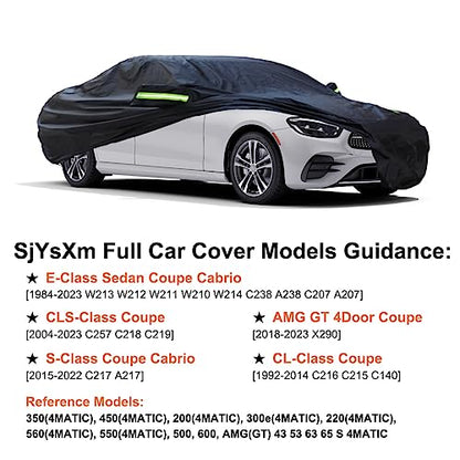 Upgraded Car Cover Compatible with MB E (Compatible with Benz E-Class Sedan Coupe Cabriolet)