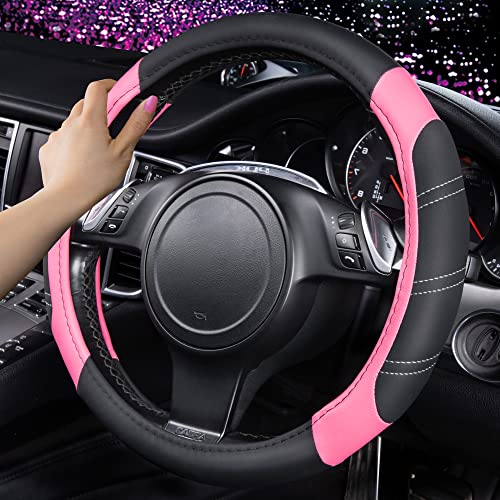 Line Rider Microfiber Leather Sporty 14.5 (Black＆ Pink / Standard[14.5"-15"])