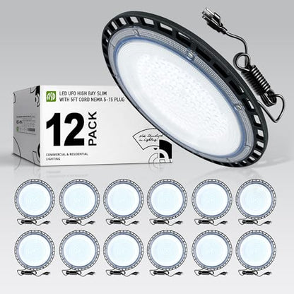 100W LED Low Bay Lighting (Black)