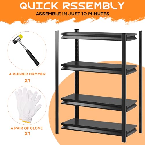 78"H Garage Shelving Heavy Duty Rack (5-Tier 78"H×36"W×16"D)