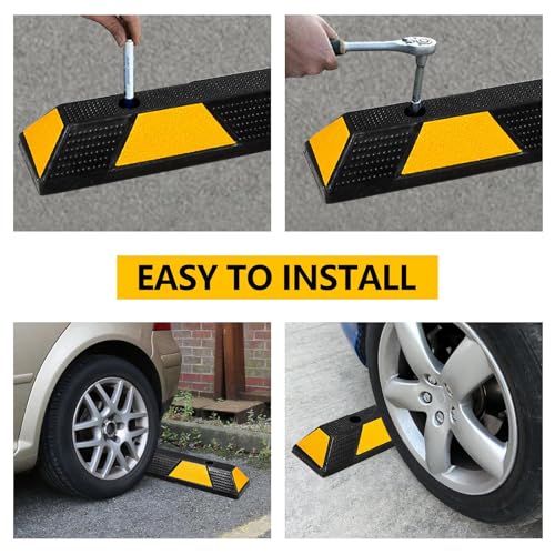 Curb Parking Garage Floor Stopper (2 PCS)