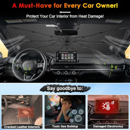 Umbrella Sunshade for Car Windshield 2023 (for 2023-2026 CR-V)