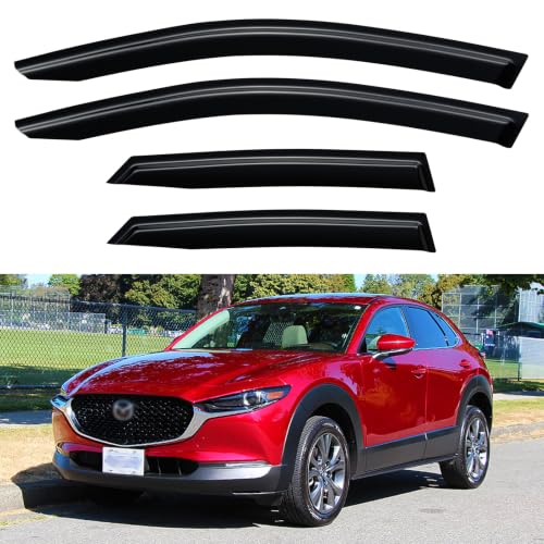 Window Visors Rain Guards for 2020 (2020-2026 Mazda CX-30)