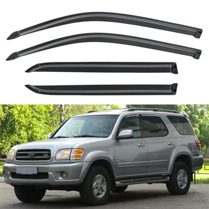 Window Visors Rain Guards for 2001 (2001-2007 Toyota Sequoia)