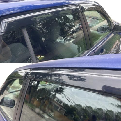 Tape On Rain Guards Compatible with Toyota RAV4 01 (for RAV4 4 Door 2001-2005 Out channel)