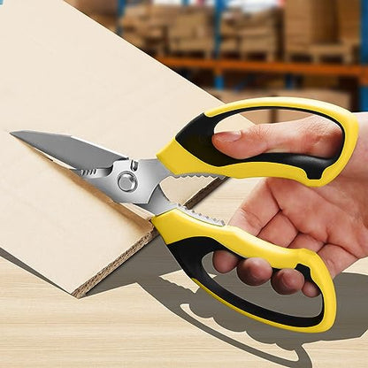 Utility Scissors All Purpose heavy duty 8 (Yellow)