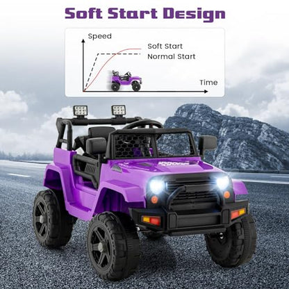 Kids Ride On Truck (Purple)