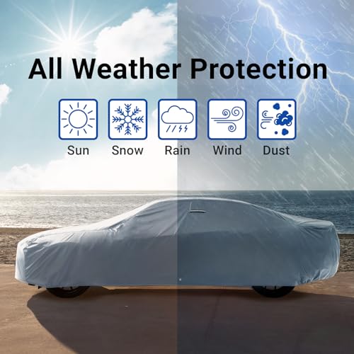 Car Cover All Weather for 1958 (Gray / Black (Stripe) / 17. Corvette C1, C2 1958-1967)