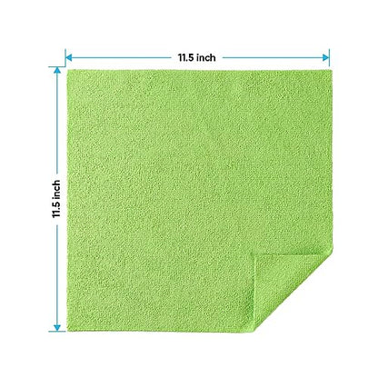 Microfiber Cleaning Cloth 100 PK (Multicolor / 11.5 x 11.5 Inch)