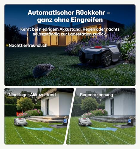 T1200Pro Robot Lawn Mower Wire Free for 0.37 Acre with RTK+Vision (T1200Pro)