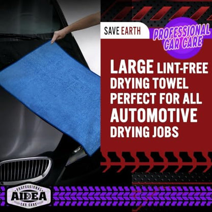 Microfiber Towels for Cars (Blue / 24inx31in)