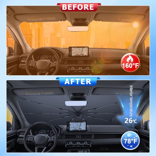 for Car Windshield Sunshade Umbrella 2023 (for 2023-2026 Honda Pilot)