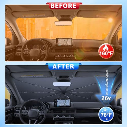 for Car Windshield Sunshade Umbrella 2023 (for 2023-2026 Honda Pilot)