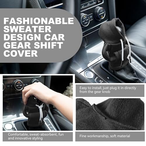 Gear Shift Hoodie Cover (2Pcs(Black+Red))