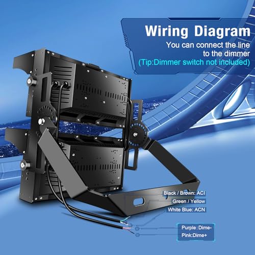900W Dimmable LED Stadium Light (900W-1Pack)
