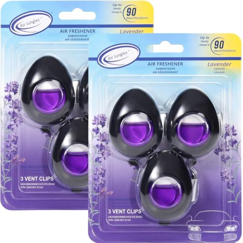 Car Air Freshener Vent Clip 3 Count (3 Count (Pack of 2))
