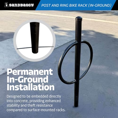 Post and Ring Rack (Red)