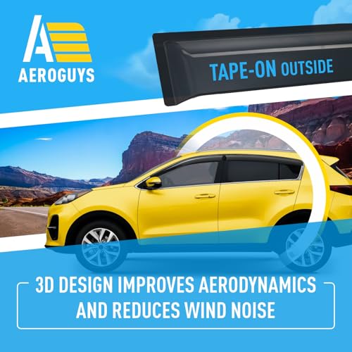 Extra Durable Window Deflectors Tape (For Kia Sportage 17-22)