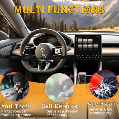 Heavy Duty Steering Wheel Lock (Black)
