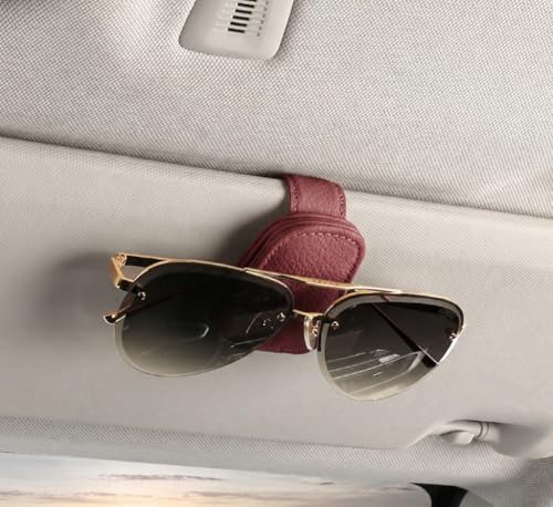 Alymarr Leather Car Seat Gap Filler (Red)