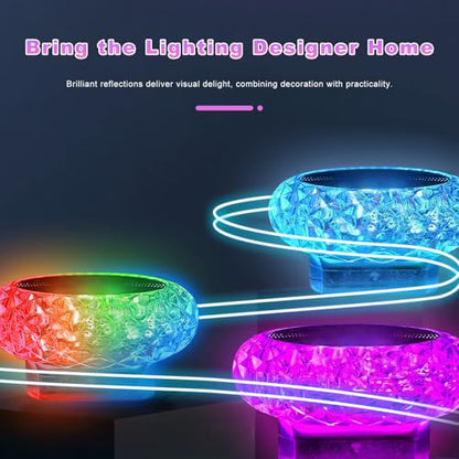 4 PCS USB LED Car Interior Atmosphere Lamp (Pink Purple)