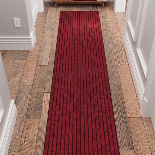 3x33 Hallway Runner Rug (Red / 2'7" x 33' (Runner))