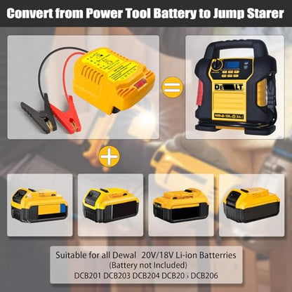 Jump Starter Adapter for DeWalt 20V (For DeWalt)