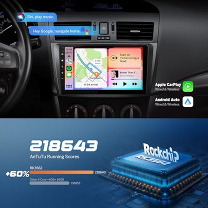 4+64GB 9" Android 14 Car Stereo for Mazda 3 2010 (Mazda 3 4+64GB)
