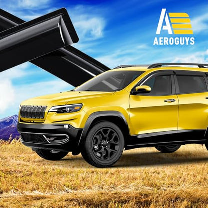 Extra Durable Window Deflectors Tape (For Jeep Cherokee 14-23 6pcs.)