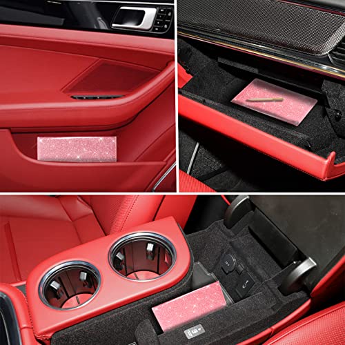 Car Registration & Insurance Card Holder (Glitter Pink)
