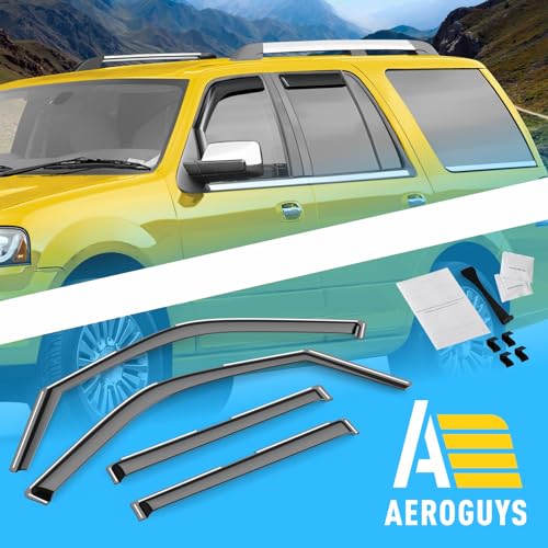Extra Durable Window Deflectors in (For Lincoln Navigator 07-17)