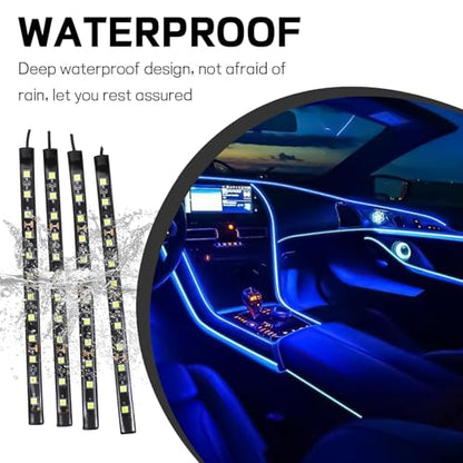 Car LED Strip Light (48 LED,USB / blue)