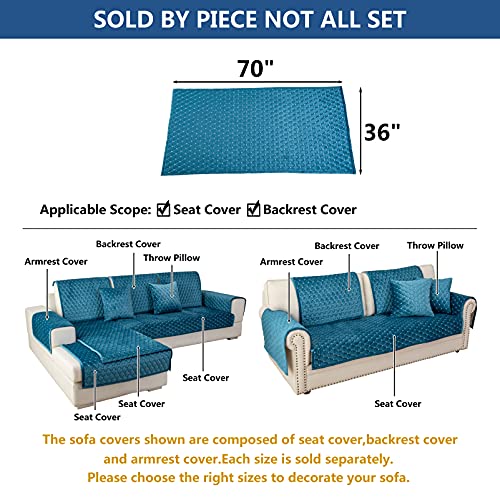 Couch Cover Sectional Couch Covers (36''x70''/Rectangular / Blue)