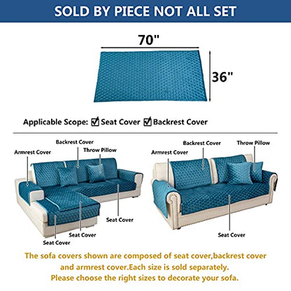 Couch Cover Sectional Couch Covers (36''x70''/Rectangular / Blue)