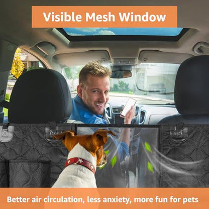 SUV Cargo Liner for Dogs (black - Mesh Window / L)
