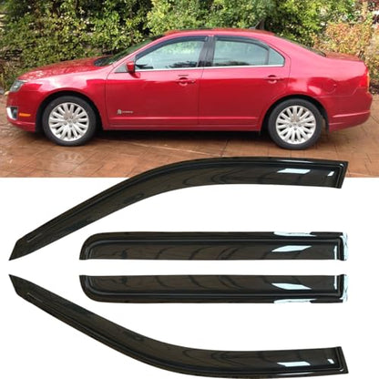 4pcs Original Window Visors for 06 Lincoln Zephyr 94550 (for 2006-2012 Fusion)