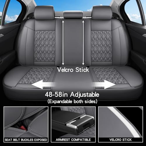 Car Seat Covers Full Set (Gray / Full Set)