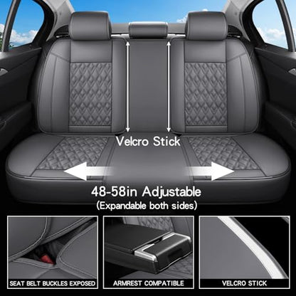 Car Seat Covers Full Set (Gray / Full Set)