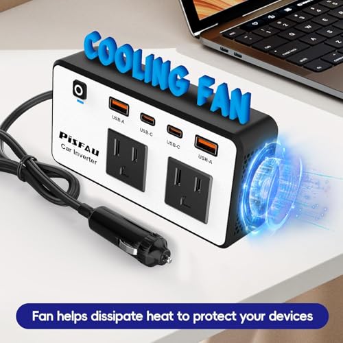 300W Car Power Inverter DC 12V to 110V AC Car Plug Adapter Outlet