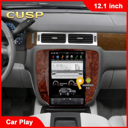 12.1-Inch T-Style Car Stereo Radio for Chevy Silverado GMC Sierra 2007-2013 (PX3 Quad core 2G+32G)