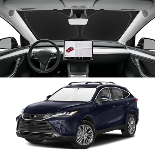 Custom Fit Windshield Sun Shade for Toyota Venza 2021 (for 2021-2024 Toyota Venza)
