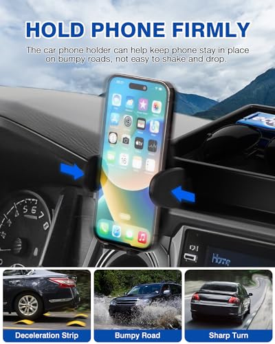 Phone Holder Mount for Toyota Tacoma 2016 (Auto-Look+Organizer / Toyota Tacoma 16-23 with GoPro Mount)
