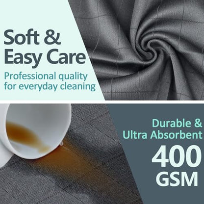 Glass Polishing Streak Free Miracle Cleaning Cloth (Grey-green)